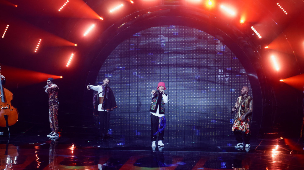 נציגי אוקראינה לאירוויזיון בחזרה הגנרלית (צילום: רויטרס)