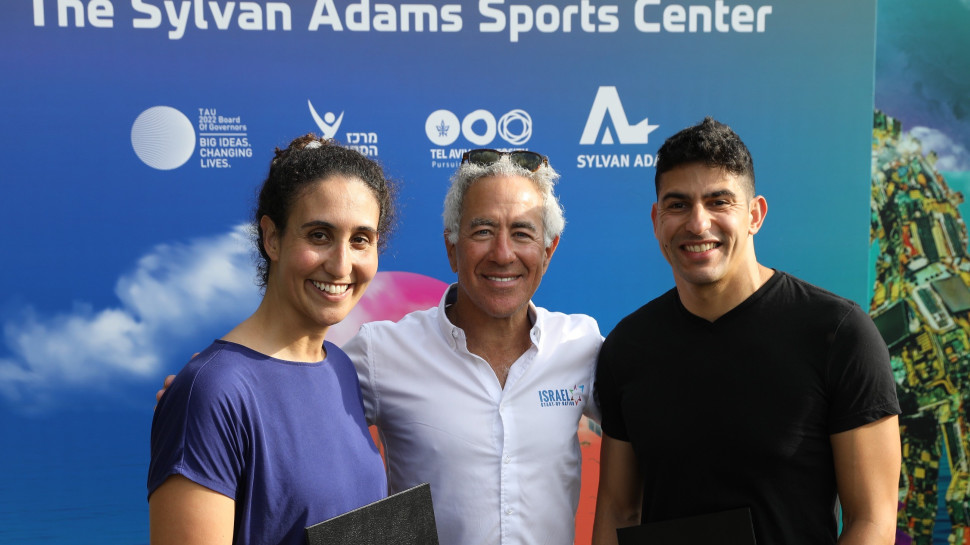 שחר ריסמן, סילבן אדמס, אנדי מרוז (צילום: חן גלילי)