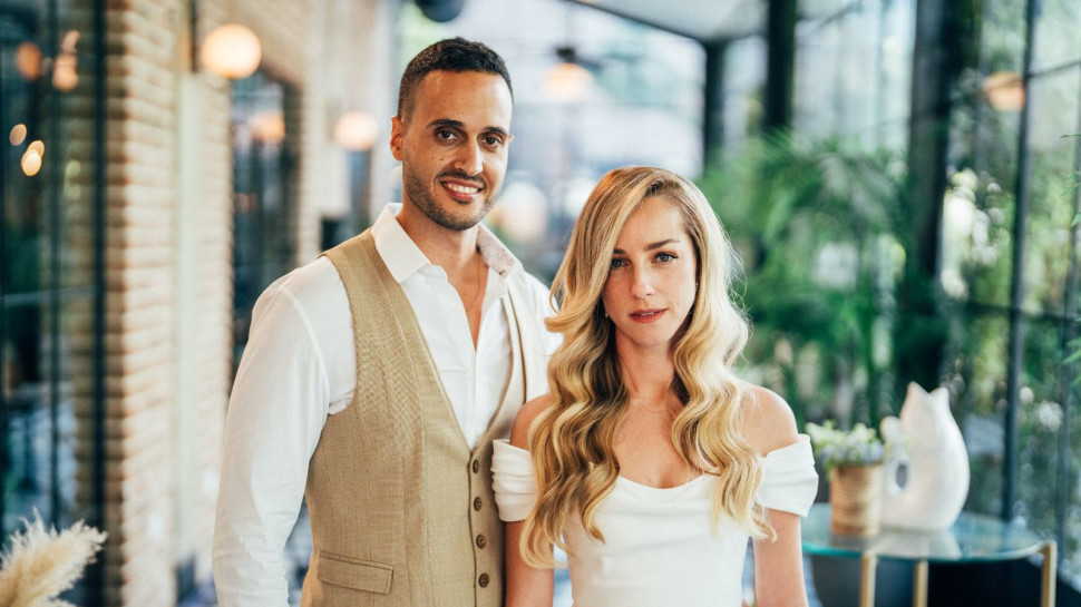 קטיה אברבוך וליאור אורן, חתונה ממבט ראשון (צילום: לירון סער)