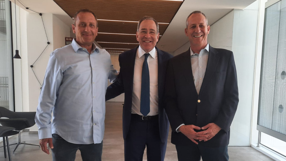 עודד רוז, תום ניידס יניב גרטי (צילום: לשכת המסחר ישראל אמריקה)