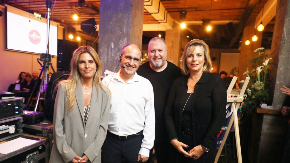 אנג׳ליקה גיפורד, ערן וינטרוב, ז׳יל דרמון ועדי סופר-תאני  (צילום: שלומי מזרחי)