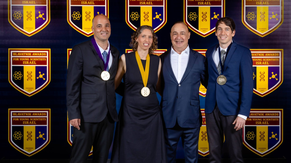 רונן אלדן, לן בלווטניק, נעם שטרן-גינוסר, ומני שלום (צילום: ערן בארי)