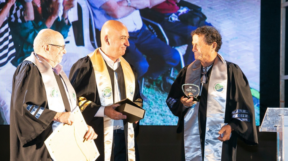  אודי אנג'ל, אביעד קליינברג ורענן דינור (צילום: יריב דגן,דני גולן)