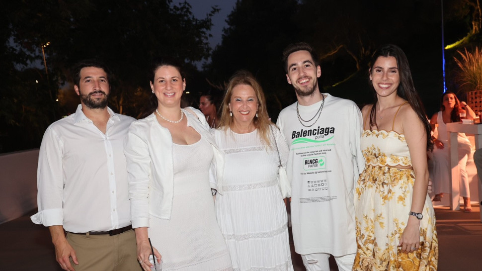 דניאל ודניאל אריסון, שרי אריסון ודורין ודיוויד אריסון (צילום: רפי דלויה)