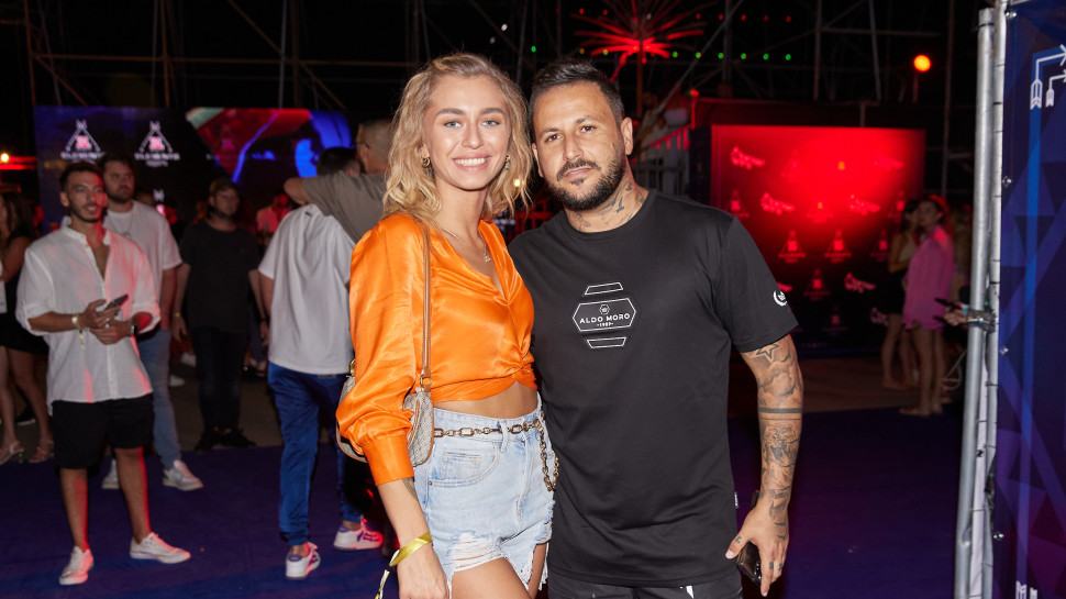 אוהד בוזגלו ובת זוגו מריה (צילום: שוקה כהן)