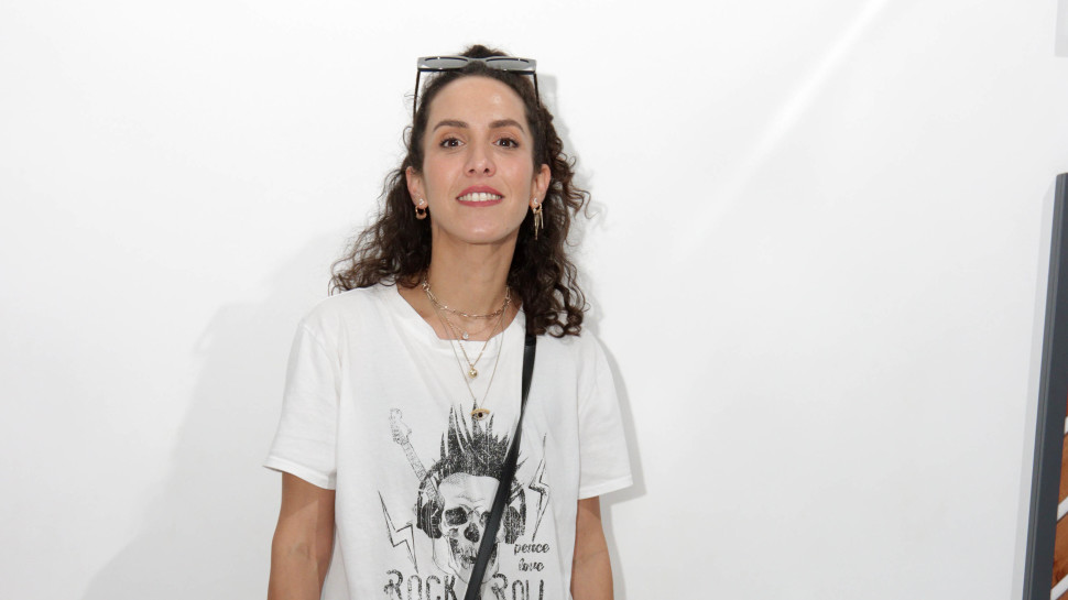 שי לי שינדלר בטקס הפתיחה הרשמי של מוזיאון האשליות (צילום: ענת מוסברג)