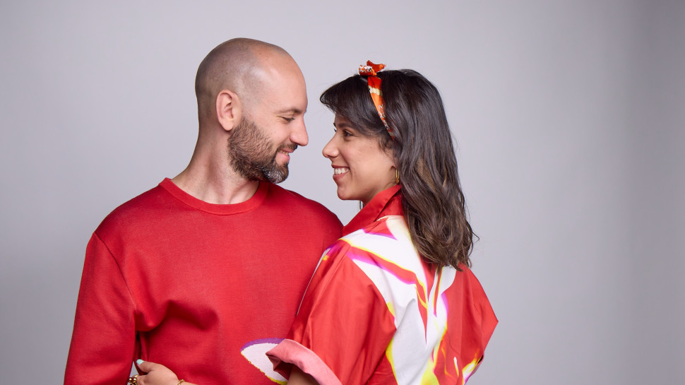 מאי שכטר, משה יחזקאל (צילום: עופר חג'יוב)