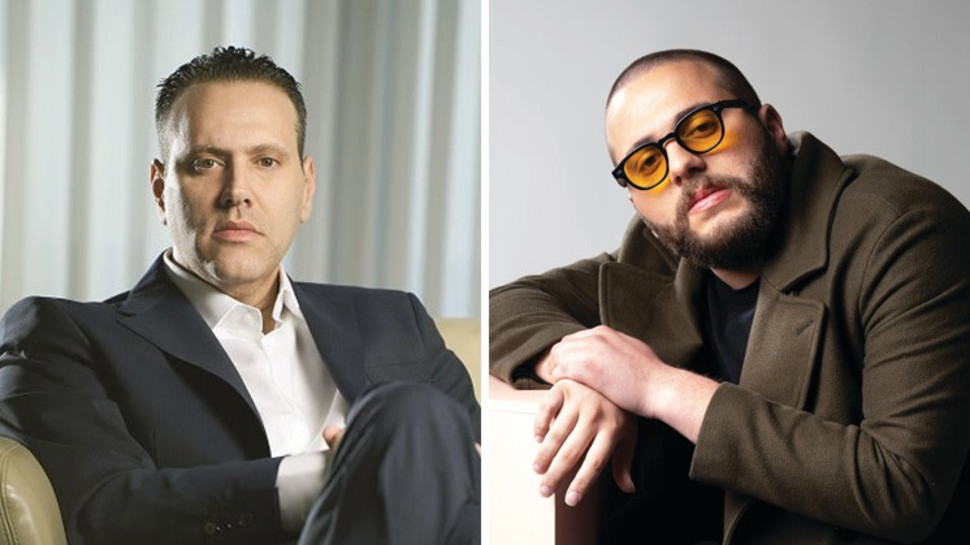 חבר הכנסת מיקי זוהר ובנו אליאב זוהר (צילום: רמי זרנגר)