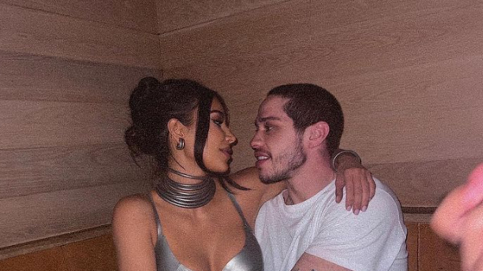 קים קרדשיאן ופיט דיווידסון (צילום: צילום מסך אינסטגרם)