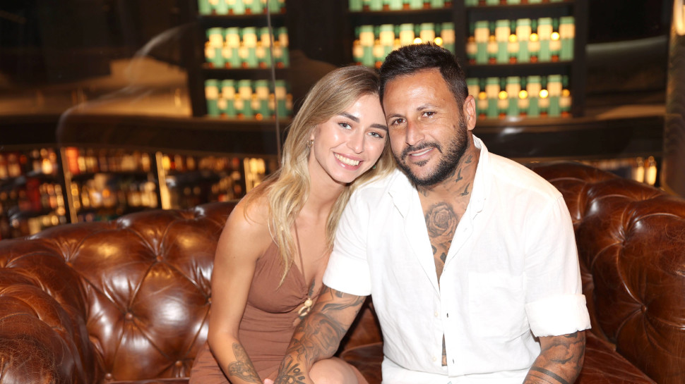 אוהד בוזגלו ובת הזוג מריה (צילום: אור גפן)