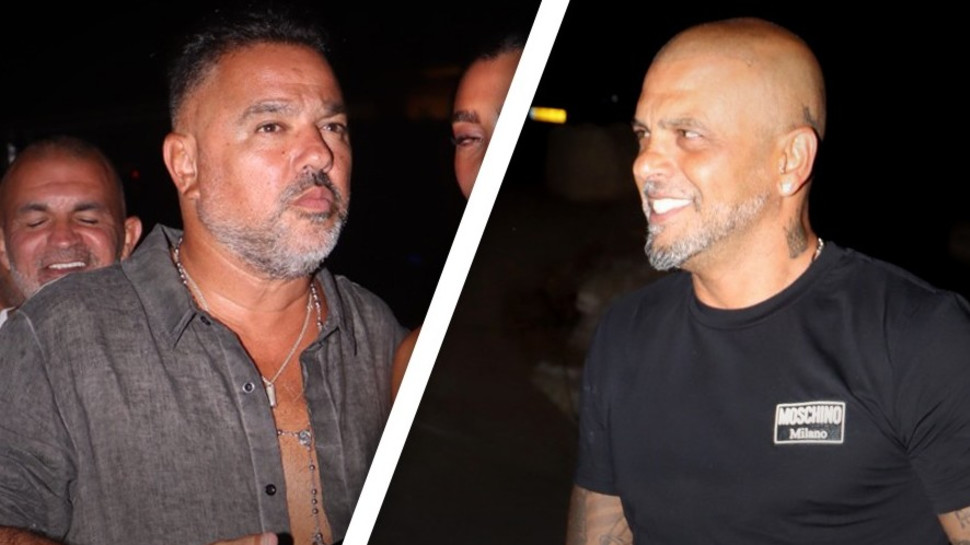 אייל גולן, בני פרץ (צילום: ניר פקין)