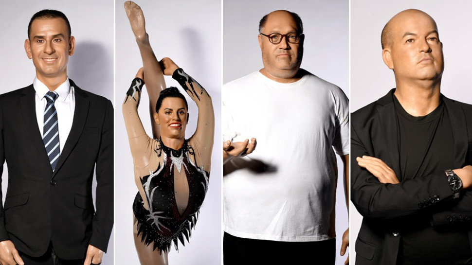 בובות השעווה של הכוכבים (צילום: אדיבות הנבחרים - מוזיאון השעווה הישראלי)