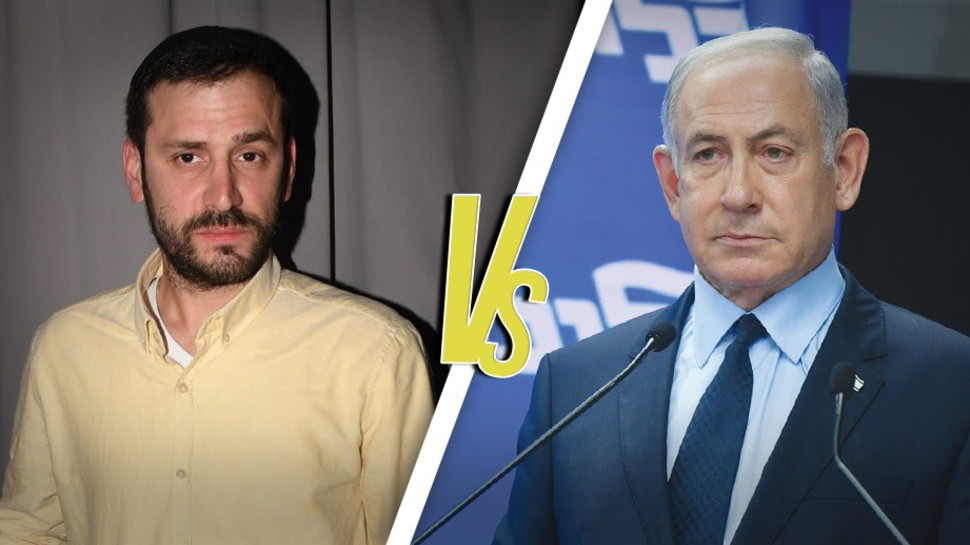 בנימין נתניהו, אלירז שדה (צילום: אבשלום ששוני,אביב חופי)