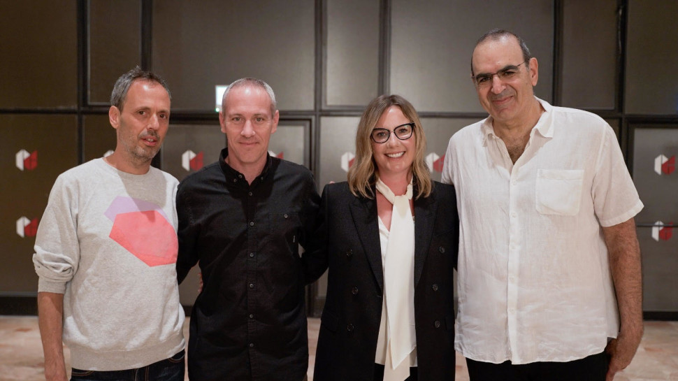 איל שר, ענבר נכט, חילי טרופר ואיתי מאוטנר (צילום: זואי שר)