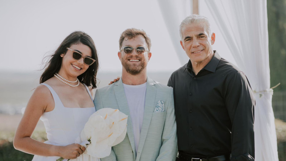 חתונת בנו של יאיר לפיד (צילום: חן לוי)