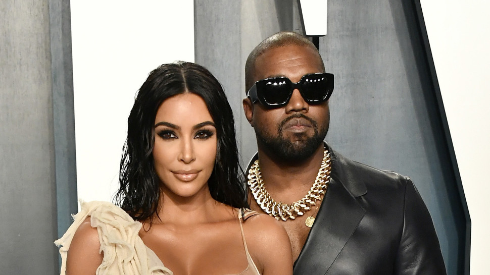 קניה ווסט, קים קרדשיאן (צילום: Frazer Harrison.GettyImages)