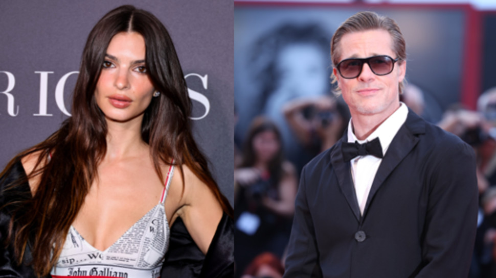 בראד פיט, אמילי רטאייקאוסקי (צילום: Getty images)