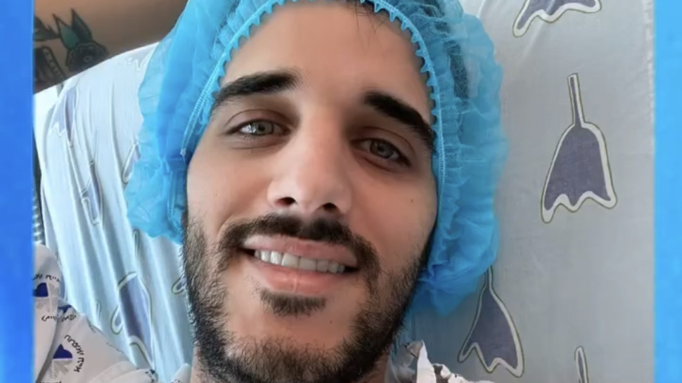 קאזם חליליה עבר ניתוח (צילום: צילום מסך אינסטגרם)