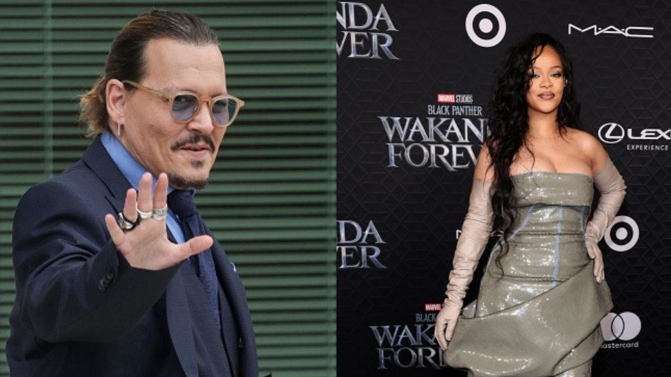 ריהאנה , ג'וני דפ (צילום: Amy Sussman Getty Images,Kevin Dietsch gettyimages)