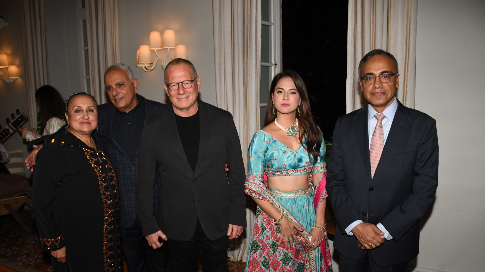 סנג'יב סינגלה, אושרית בירודקר, רוני דואק, צבי ימיני ובטי רוקאווי (צילום: אביב חופי)