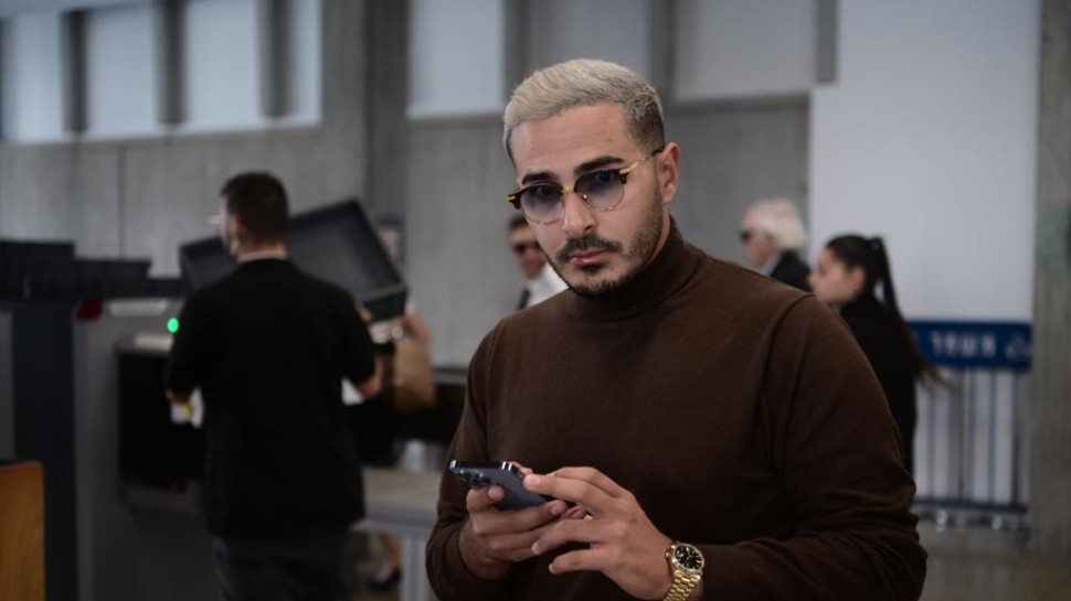 סיימון לבייב בבית משפט השלום בתל אביב (צילום: אבשלום ששוני)