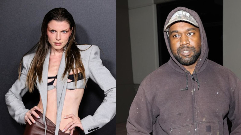 ג'וליה פוקס , קניה ווסט (צילום: Theo Wargo \ Getty Images,Rachpoot/Bauer-Griffin gettyimages)