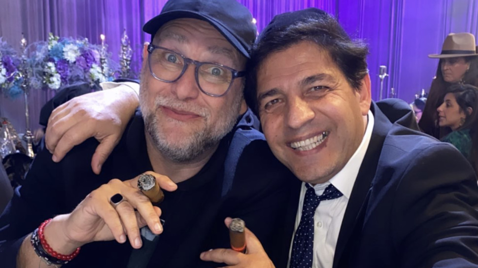 צביקה הדר, הרב מרדכי חסידים (צילום: צילום מסך אינסטגרם)