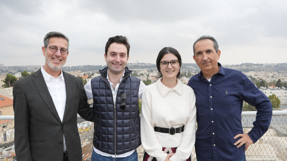 פטריק דרהי, אנג'לינה דרהי, נתן דרהי ועדי שטרן (צילום: טל יפרח)