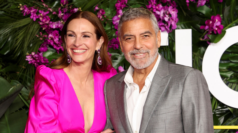 ג'ורג' קלוני, ג'וליה רוברטס (צילום: רויטרס)