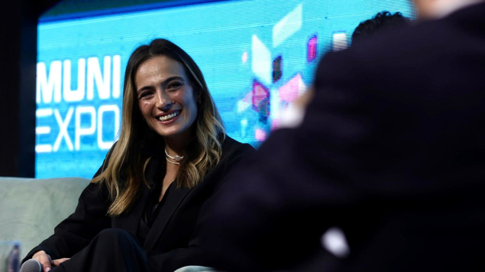 אילנית לוי ב-muni expo (צילום: muni expo השלטון המקומי)