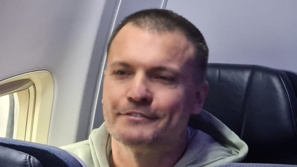 שי אביטל בדרך לארץ (צילום: ברהנו טגניה באדיבות חדשות 12)