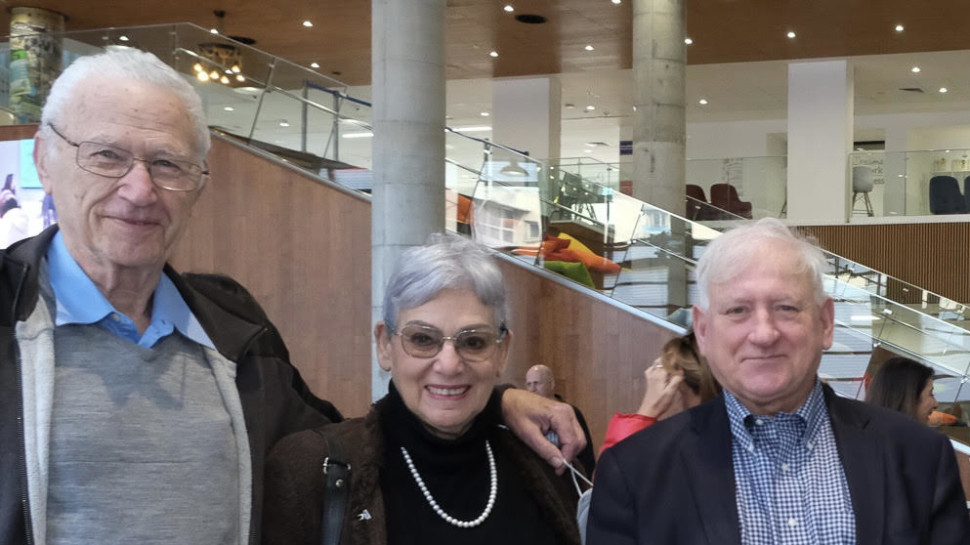 יאיר סרוסי, דיתה ויהודה ברוניצקי (צילום: סיון פרג')