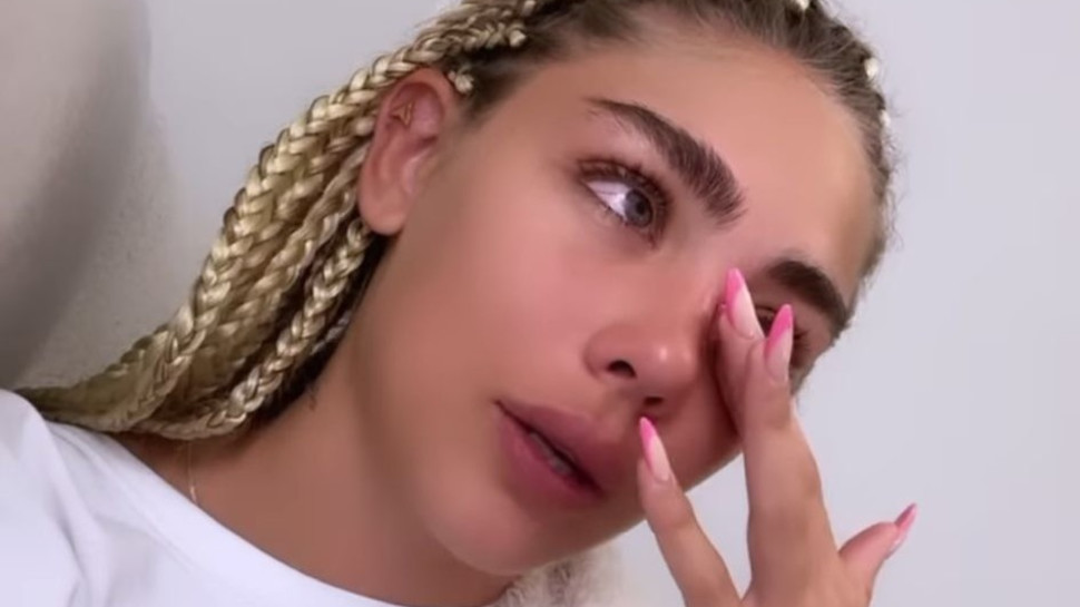 מאיה קיי נשברת (צילום: צילום מסך אינסטגרם)