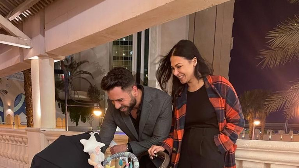 מורן אטיאס, צחי קומה ובתה ליה יעל (צילום: פרטי)