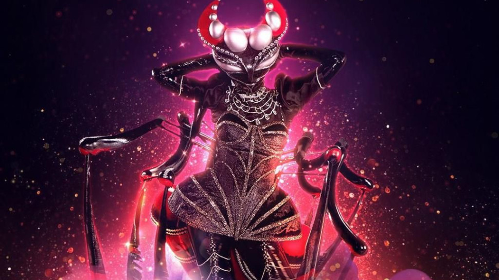 העכבישה ב"הזמר במסכה" (צילום: קשת 12)