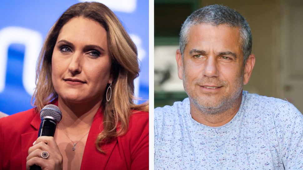 ינון מגל, קרן מרציאנו (צילום: יונתן זינדל פלאש 90,הדס פרוש פלאש 90)