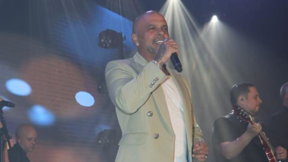 אייל גולן באירוע הברית של נתנאל מויאל (צילום: ניר פקין)