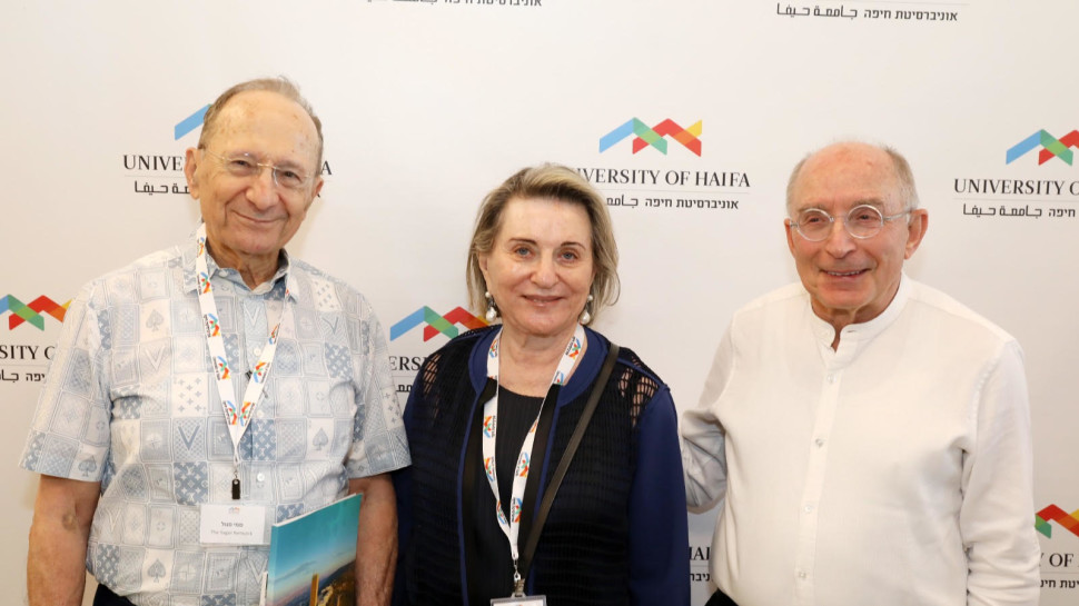 רון רובין, טובה וסמי סגול (צילום: יניב קופל)