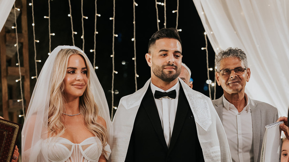 שגיא מוקי ונטלי לוק בחופה (צילום: your story)