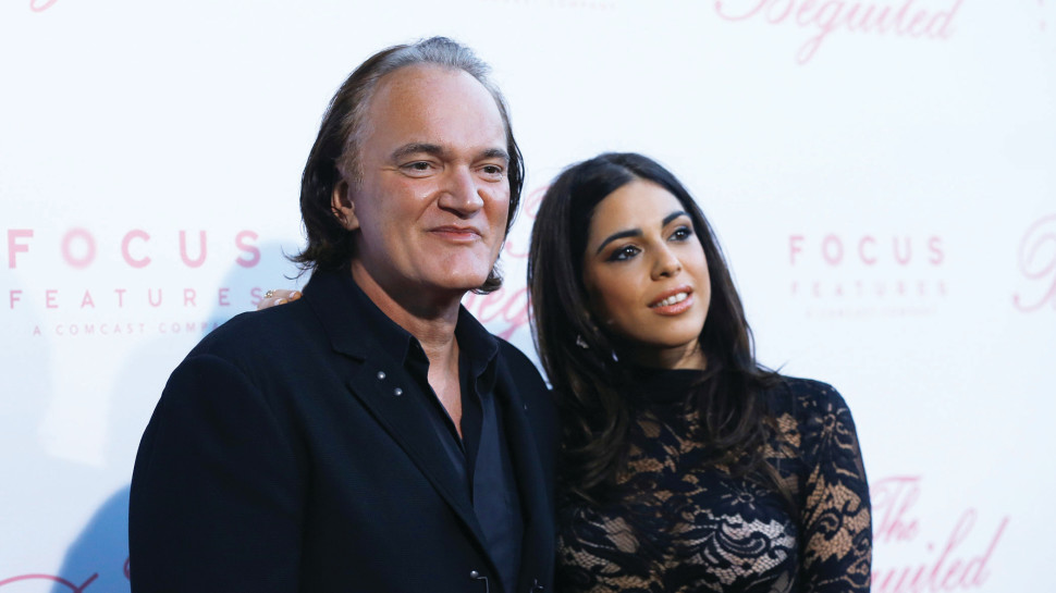 קוונטין טרנטינו ודניאלה פיק (צילום: רויטרס)