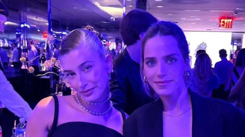 בסטי'ז עוד מהתיכון בקריות. רותם סלע והיילי ביבר (צילום: צילום מסך אינסטגרם)