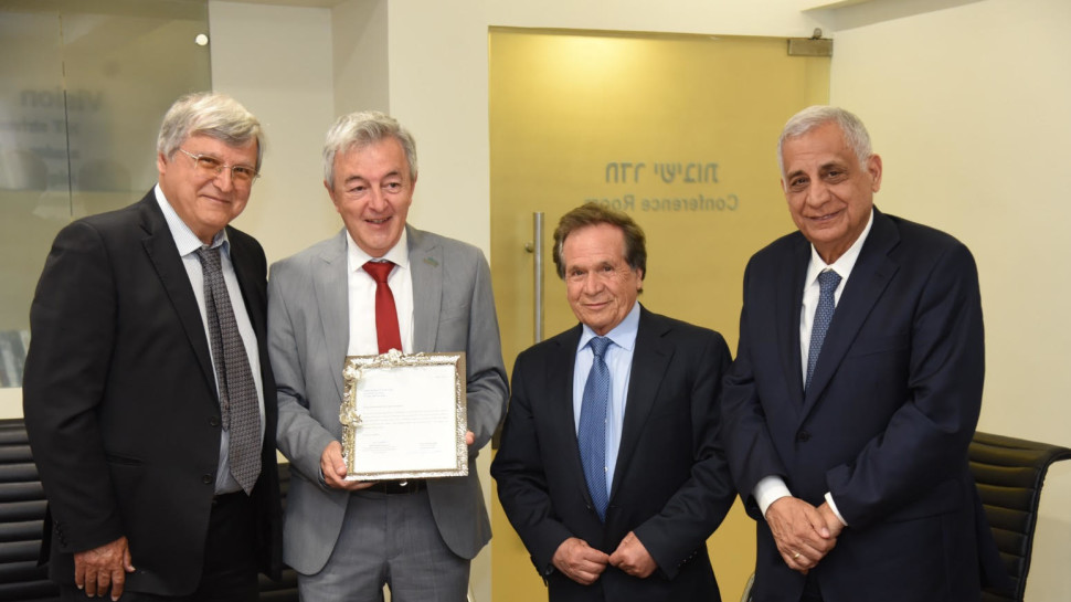 פיני כהן, אמיר אסמעילדה, אדוארד יעקובוב ומנוצ'הר מהנאז נזריאן (צילום: אמיד פרי)