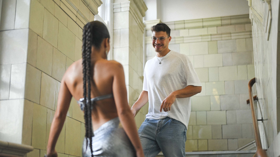 תומר הכהן, נועה קירל (צילום: ערן לוי, באדיבות כאן, תאגיד השידור הישראלי)