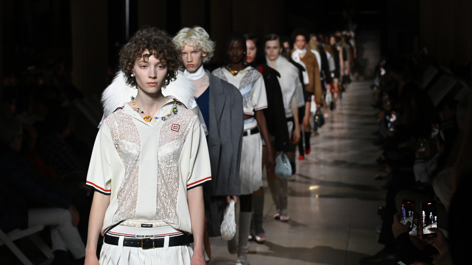 מיו מיו, תצוגת אופנה (צילום: Pascal Le Segretain/Getty Images)