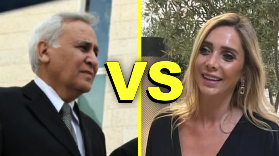 אורלי רביבו VS משה קצב (צילום: פלאש 90,פרטי)