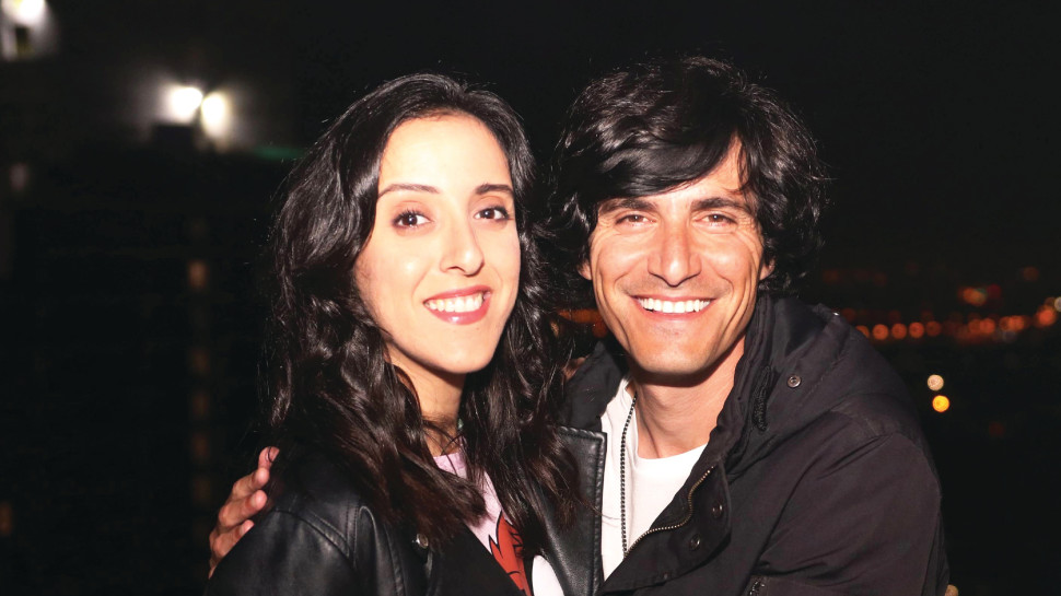 מני ממטרה ופרלה דנוך (צילום: אור גפן)