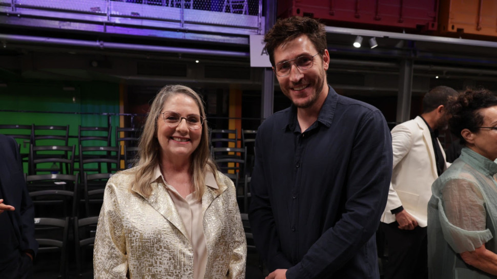 רון רוטר ומיכל הרצוג (צילום: רפי דלויה)