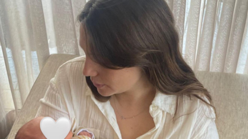 עמית פרקש ובנה הטרי (צילום: צילום מסך אינסטגרם)