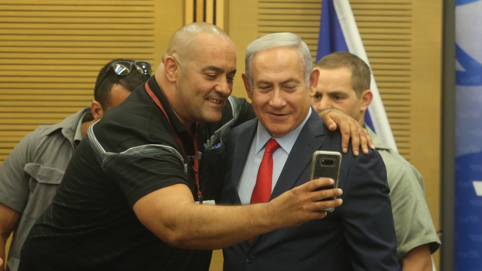 בנימין נתניהו ואיציק זרקא (צילום: מרק ישראל סלם)