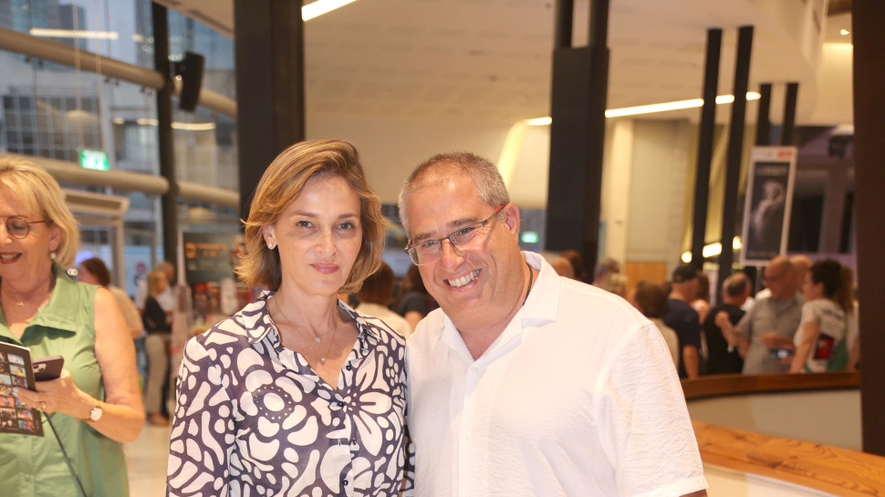 דנה וייס ובעלה רפי טופז (צילום: אור גפן)